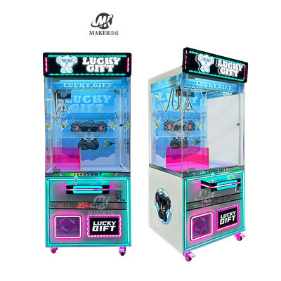 Experiencia de juego interactiva operada por monedas Máquina de grúa de arcade para juguetes de peluche Máquina de garra