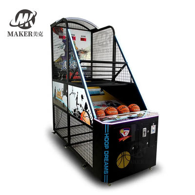 Máquina con operador de monedas Equipo de entretenimiento Calle de baloncesto Máquina de tiro de baloncesto Máquina de juegos de arcade