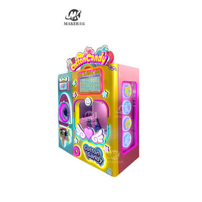 Máquina profesional de venta de algodón de caramelo automática comercial inteligente colorida máquina de hacer azúcar algodón de caramelo ma