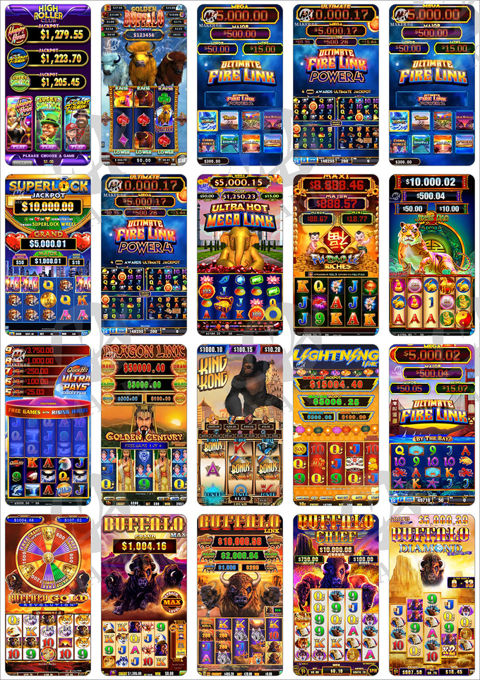 5 en 1 juego de juego real de Dx Multigame del tablero de la máquina tragaperras del casino 6